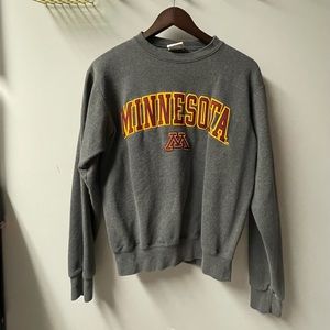 Champion Crewneck, Embroidered Minnesota